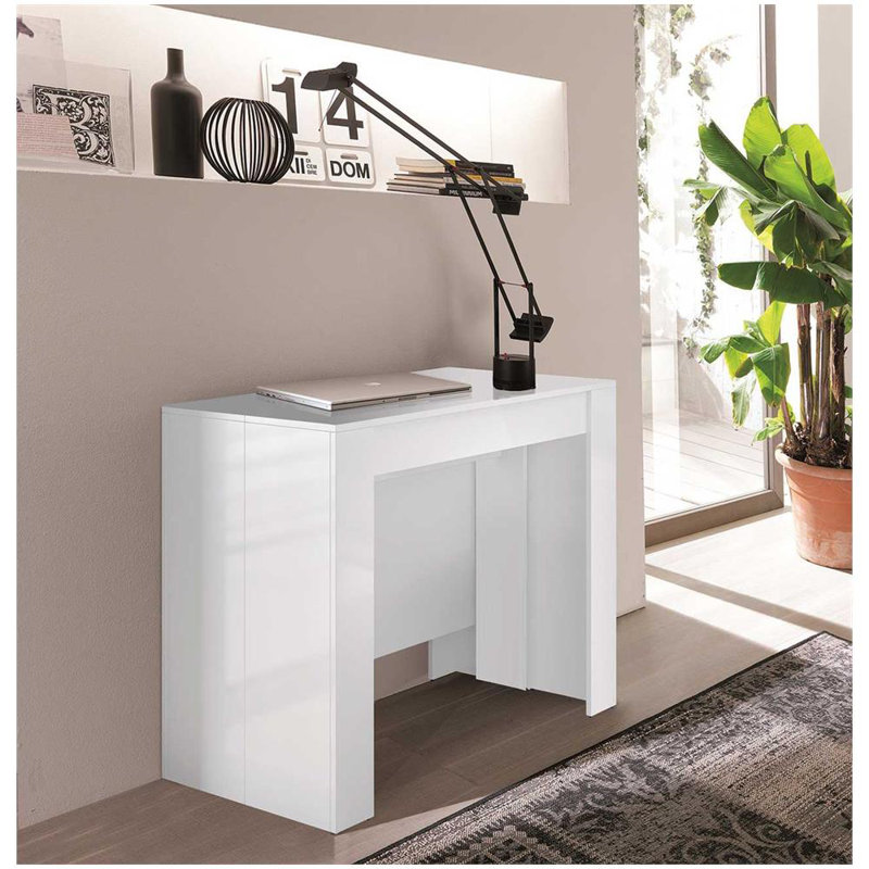 Compton Extendable Dining Table, White