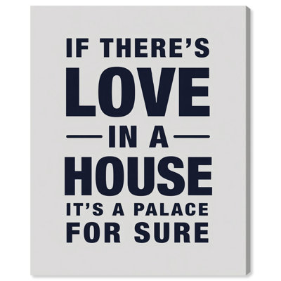 «Love In The House», reproduction d'art sur toile, citations d'art par Art Remedy