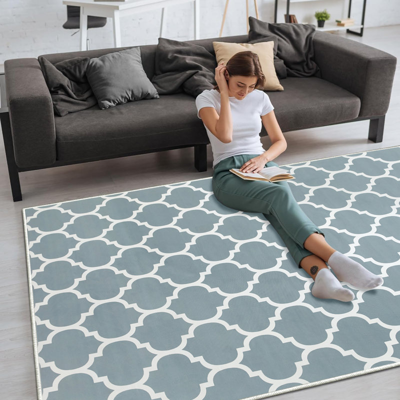 Clift Luxurious Ava Printed Rug – Non-Shedding, Soft & Durable Rug, Rectangle 200 x 290 cm