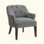 Fauteuil rembourré en tissu 1pc-856358718
