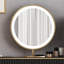 47'' High-quality Makeup Vanity set,Power Outlet, Glass Top,5-drawer,Very easy to assemble,Includes makeup stool-2109057133