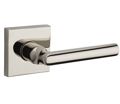 Tube Passage Door Lever with Contemporary Square Rosette