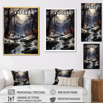 " Moonlit Shadows In Winter III "