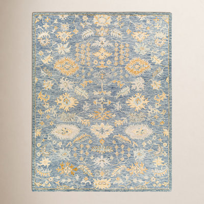 Conroe Hand-Woven Floral Rug