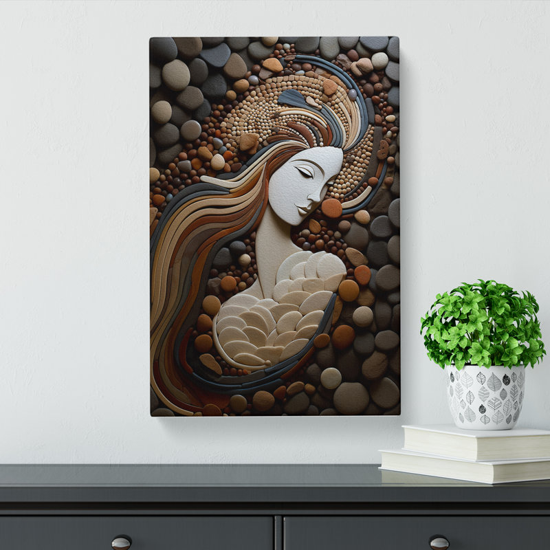 Pebbles - Wrapped Canvas, 60cm H x 40cm W x 3cm D
