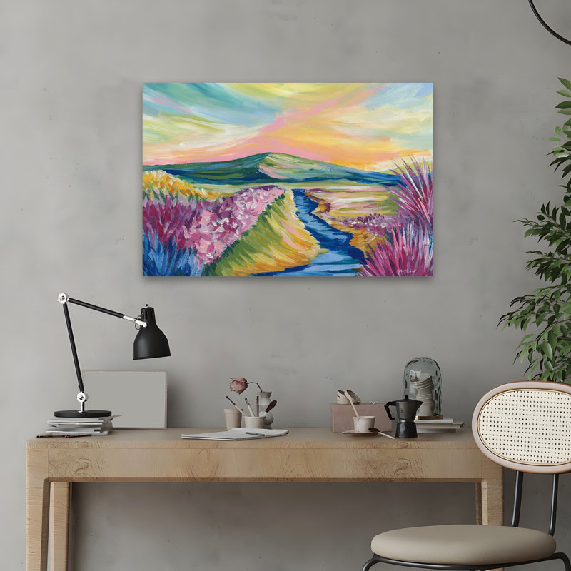 Contemporary Spring Meadow I, H 24 po x l 16 po