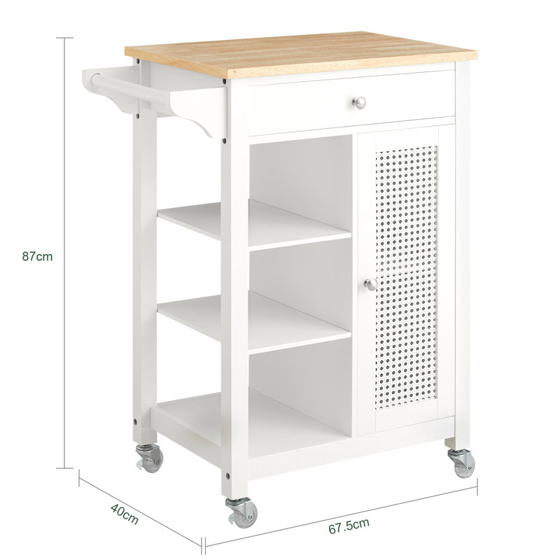 Wood Kitchen Cart