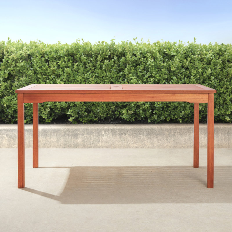 Table de salle à manger Caladesi, Naturel, Eucalyptus