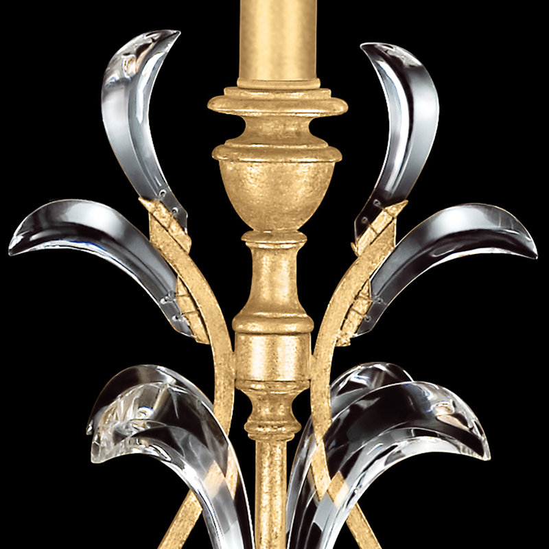 Beveled Table Lamp, Gold 