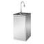 Barbecue de cuisine d'extérieur avec réfrigérateur à porte unique Silver 4 72000 avec surface de cuisson de 484,5 pieds carrés, rangement à 3 tiroirs, robinet d'évier escamotable à 360 °, évier / robinet à allumage électronique,