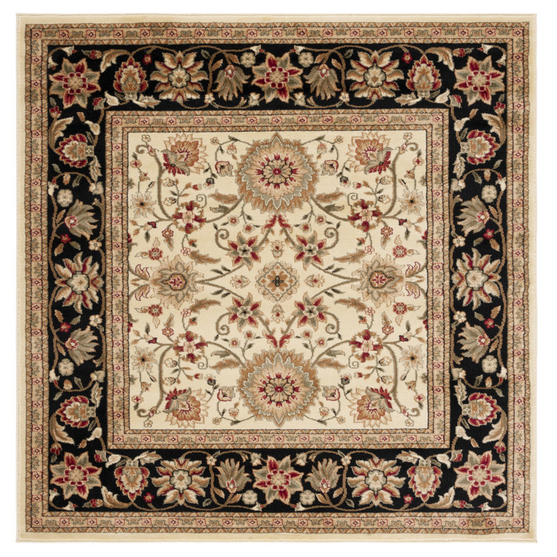 Tapis oriental Klose Performance, Carré 8 pi, Ivory/Black