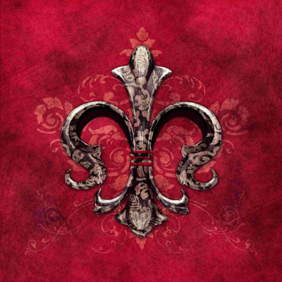 " Fleur De Lis Crimson Tradition "