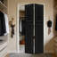Porte de grange coulissante à 2 panneaux avec quincaillerie Modern-123030076-123030031