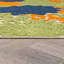 Tapis floral intérieur / extérieur beige / bleu marine / bleu sarcelle / vert / orange-1435367777-1435971255