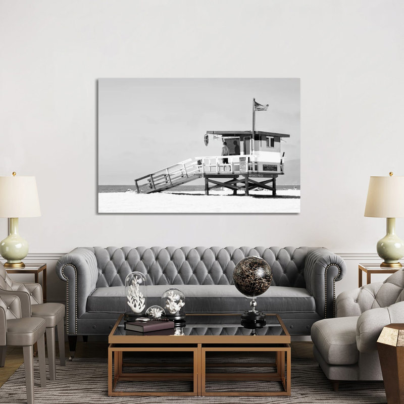 Venice Beach Lifeguard Tower by Philippe Hugonnard - Wrapped Canvas Print, 152.5 cm H x 101.5 cm W
