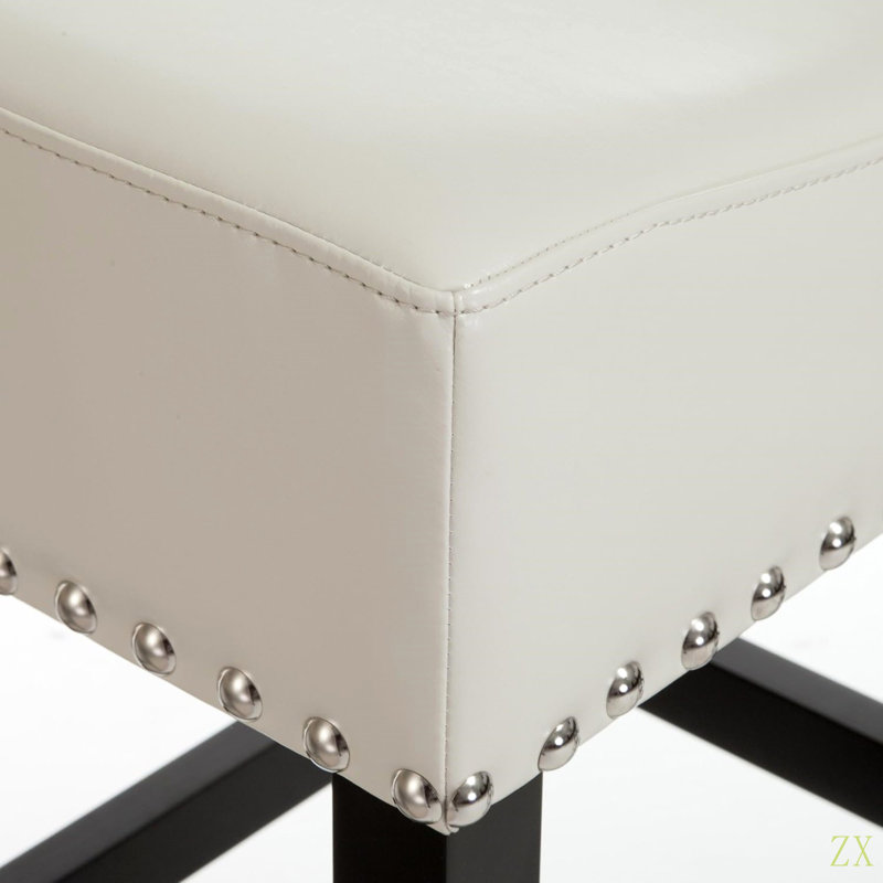 Tabouret de comptoir 30 po sans dossier en similicuir 30 po (ensemble de 2)