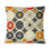 Coussin décoratif gris Mid-Century gris orange