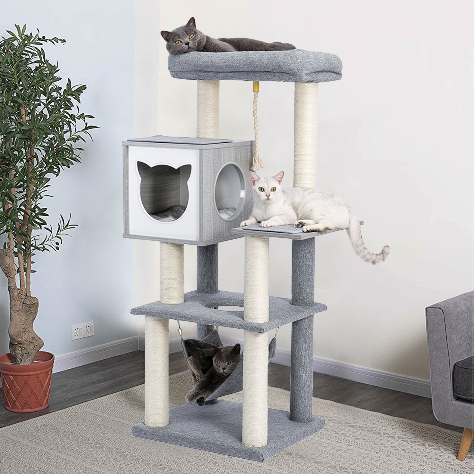 52 on sale cat tree