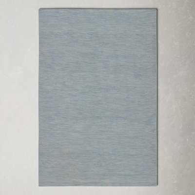 Burkett Handmade Recycled P.E.T Gray Indoor/Outdoor Rug