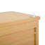 Armoire en bois luxueuse avec 6 tablettes de porte et 3 tiroirs pour la cuisine et la salle à manger-131455072