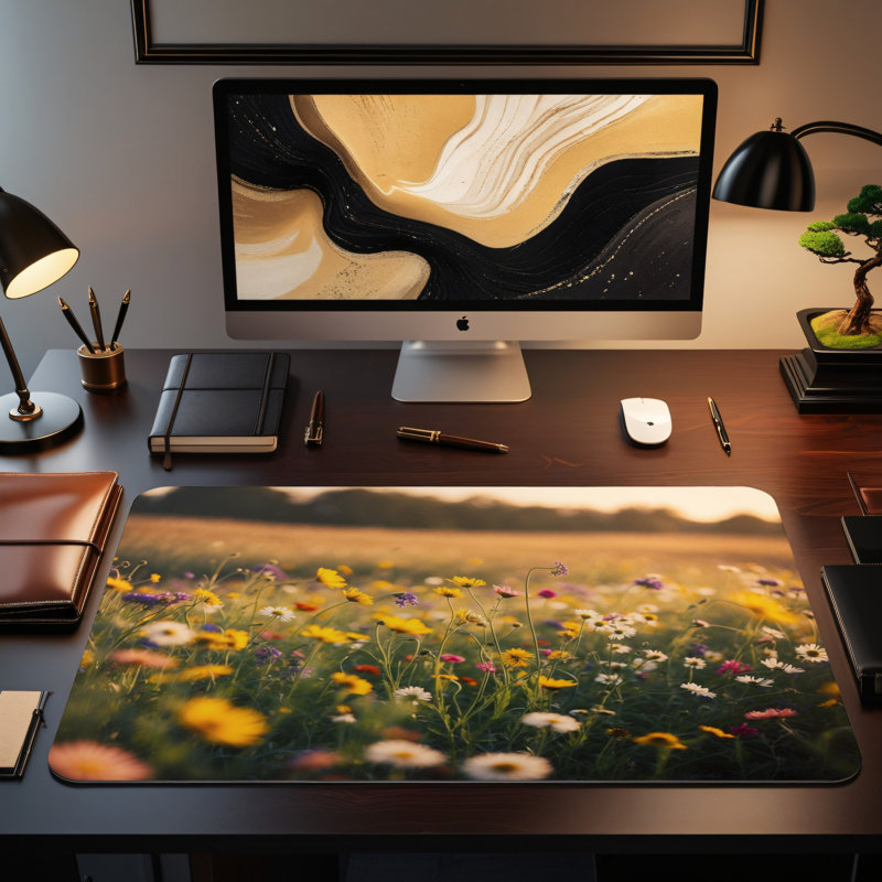 Polyester Desk Pad, 23.6x13.8