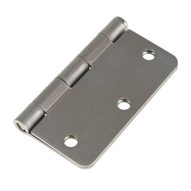 Findmall 50 ensembles de charnières de porte intérieure en nickel brossé, 3,5 * 3,5 pouces, 2,2 mm d'épaisseur, 1/5 po