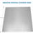 Brushed nickel 10" Square Rainfall & High Pressure Stainless Steel Bath Shower head