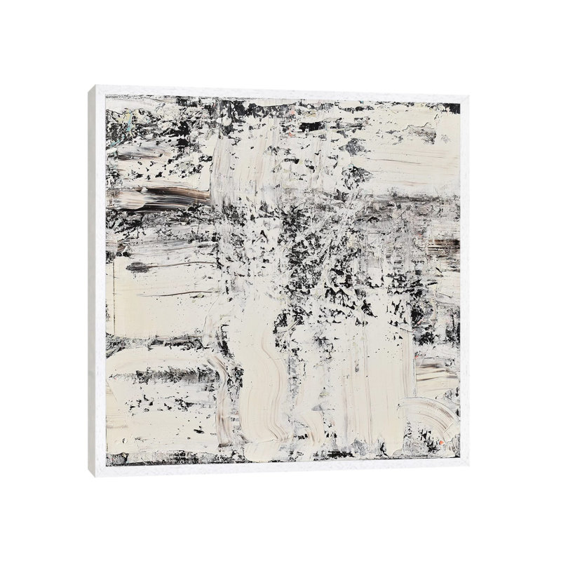 Elemental Breath by Christian Klingeler - Print on Canvas, 66.04cm H x 66.04cm W x 3.81cm D, White Framed Canvas