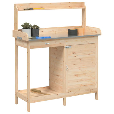 Wood Potting Bench