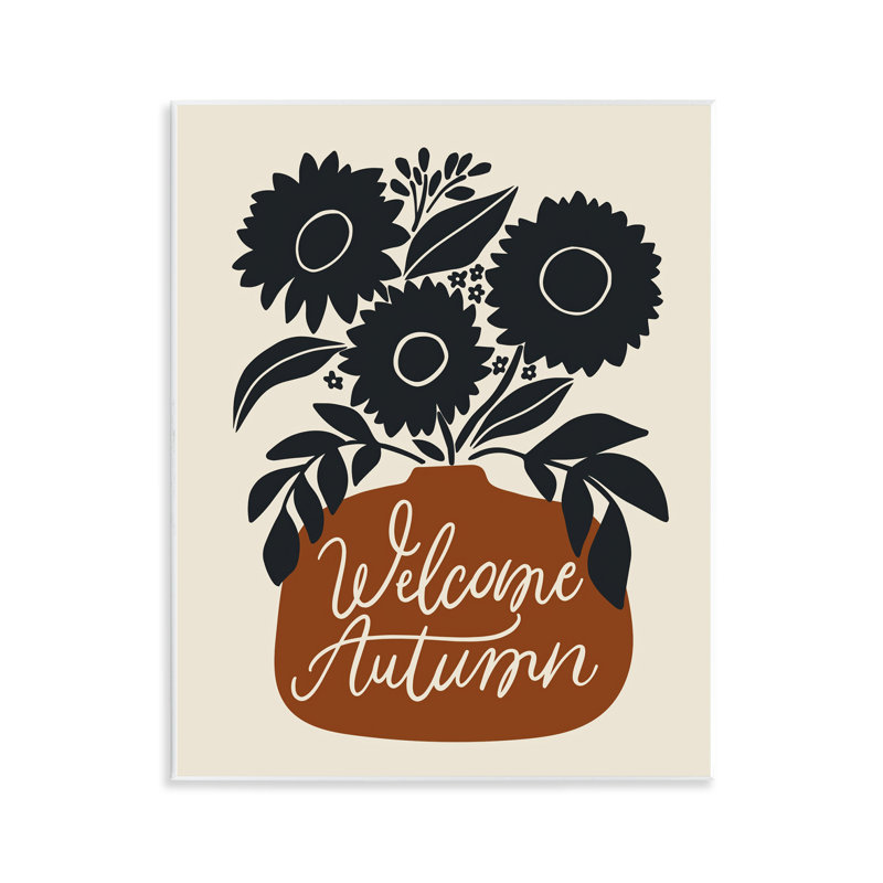  Art mural «Welcome Autumn Earthy Blooms» par Doodles.Ink.
