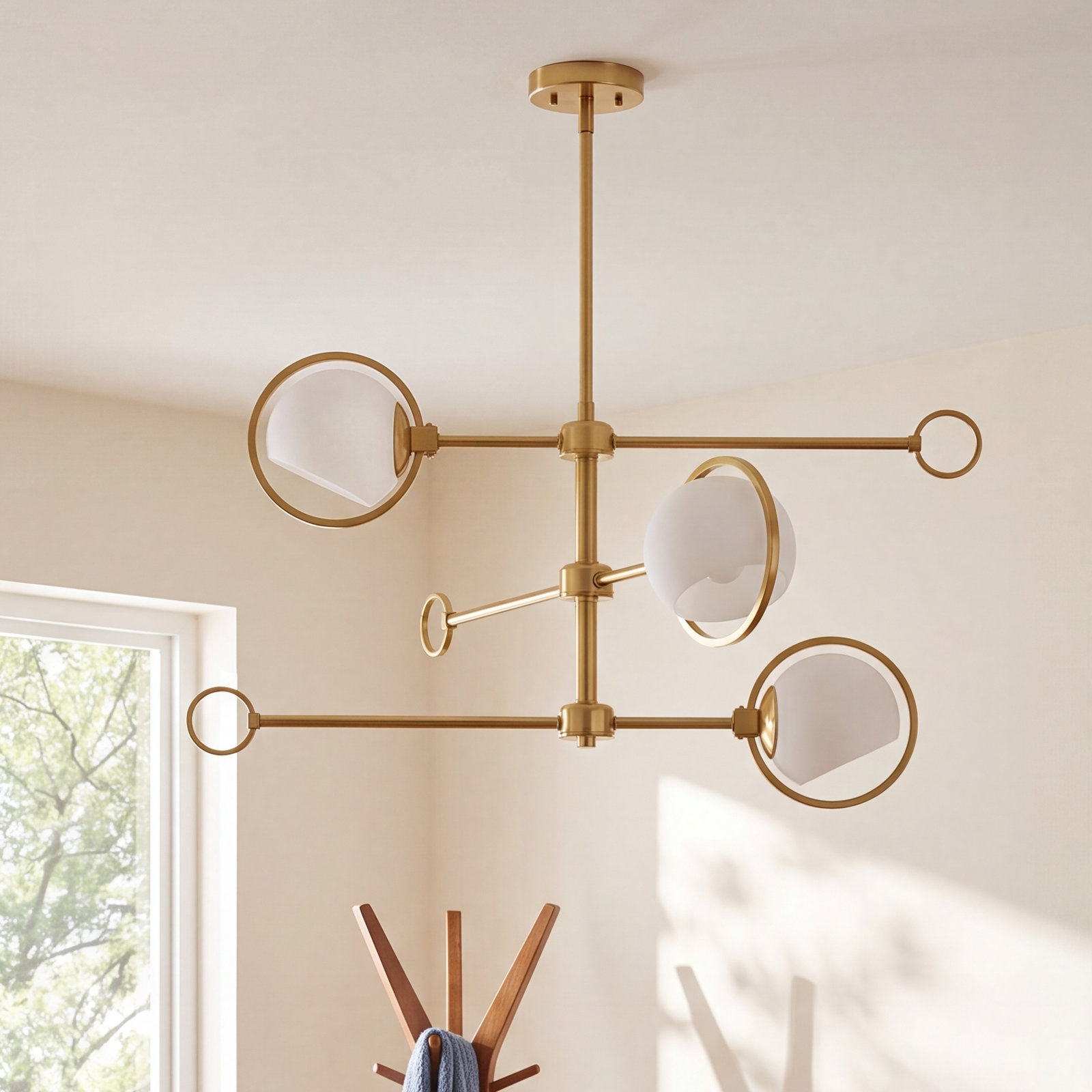 Clendon 3 - Light Dimmable Sputnik Chandelier