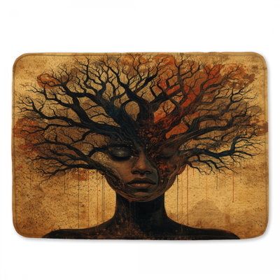 Tapis de bain Tree Tree Illustration