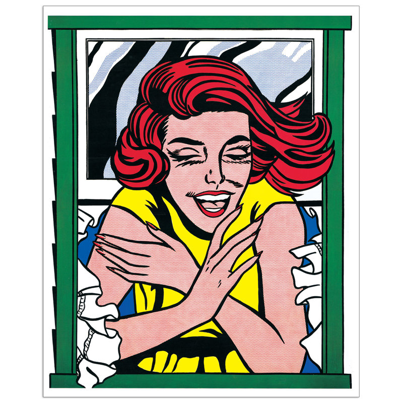 Roy Lichtenstein - No Frame Print on Wood