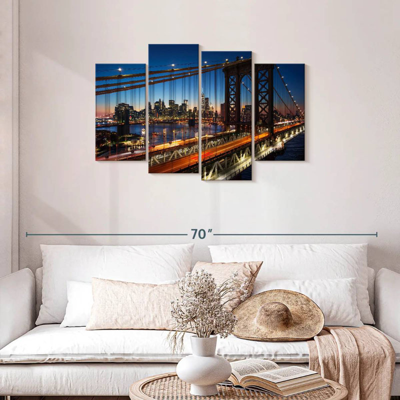 Lilie, pont historique de Brooklyn, H 27 po x l 43 po