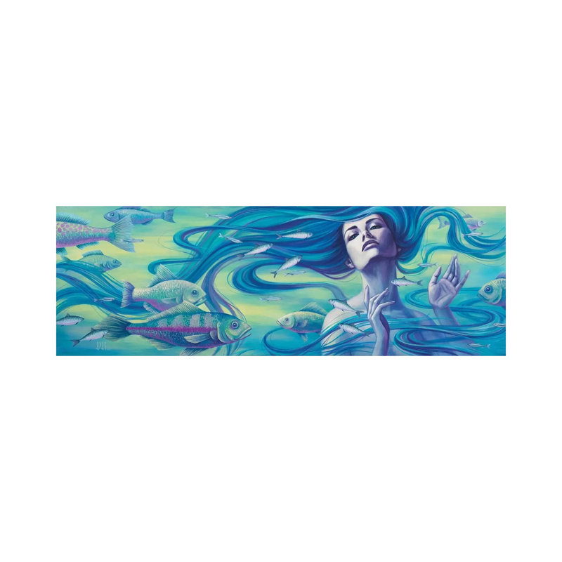 Aquatic III by Vasilisa Romanenko - Wrapped Canvas Panoramic Gallery-Wrapped Canvas Giclée