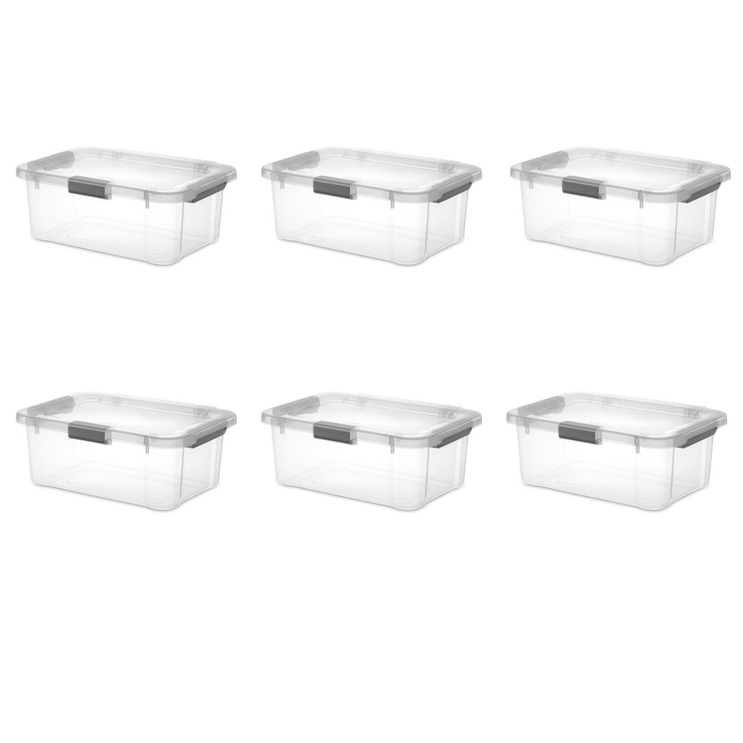 Sterilite HingeLID Box (Set of 6) Sterilite