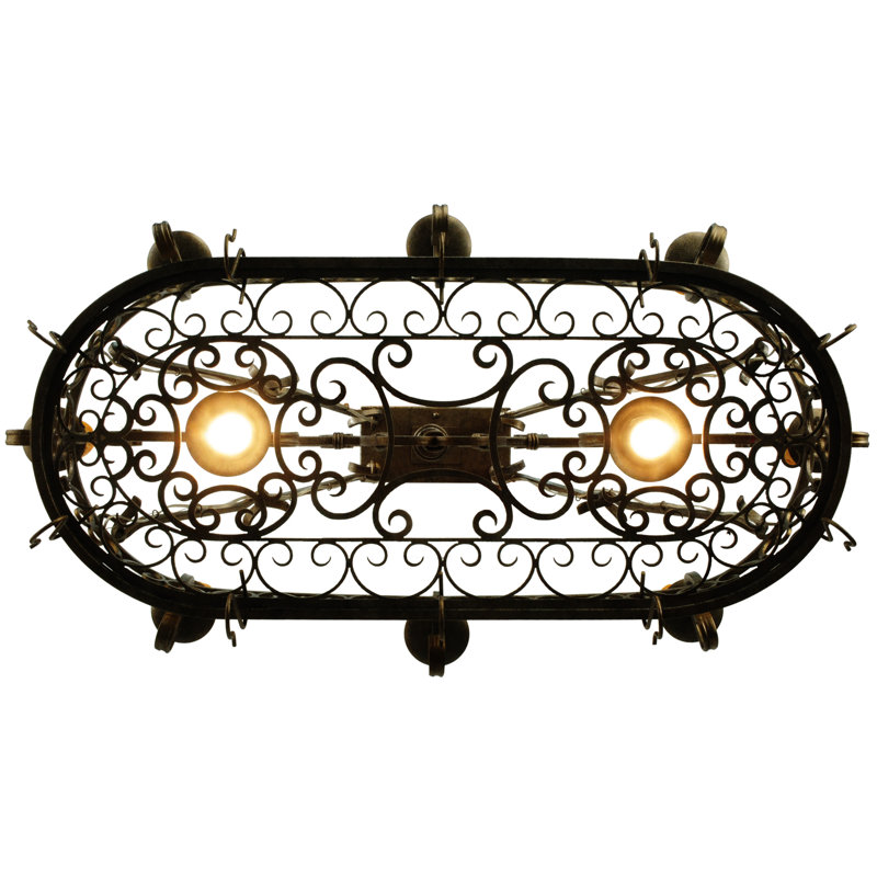 8 Light Pot Rack