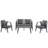 Callen Outdoor 4-Piece Conversation Set with Cushions-1515452036-1515452037