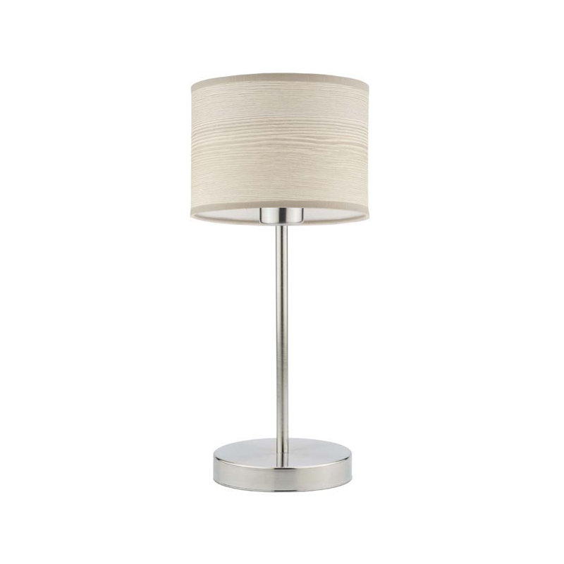Bla Metal Table Lamp, Chrome, White