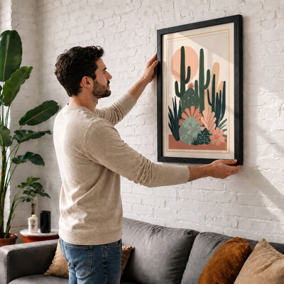 Desert Bloom Botanical - Framed Print