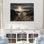 «Beach Photo Footprints In VI» - Art mural sur toile