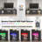 Manjesh  63'' Media Console, TV Stand for TV up to 70",Entertainment Center with LED Lights-633386167