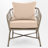 Noralf Wicker 4 - Person Patio Conversation Set with Cushions