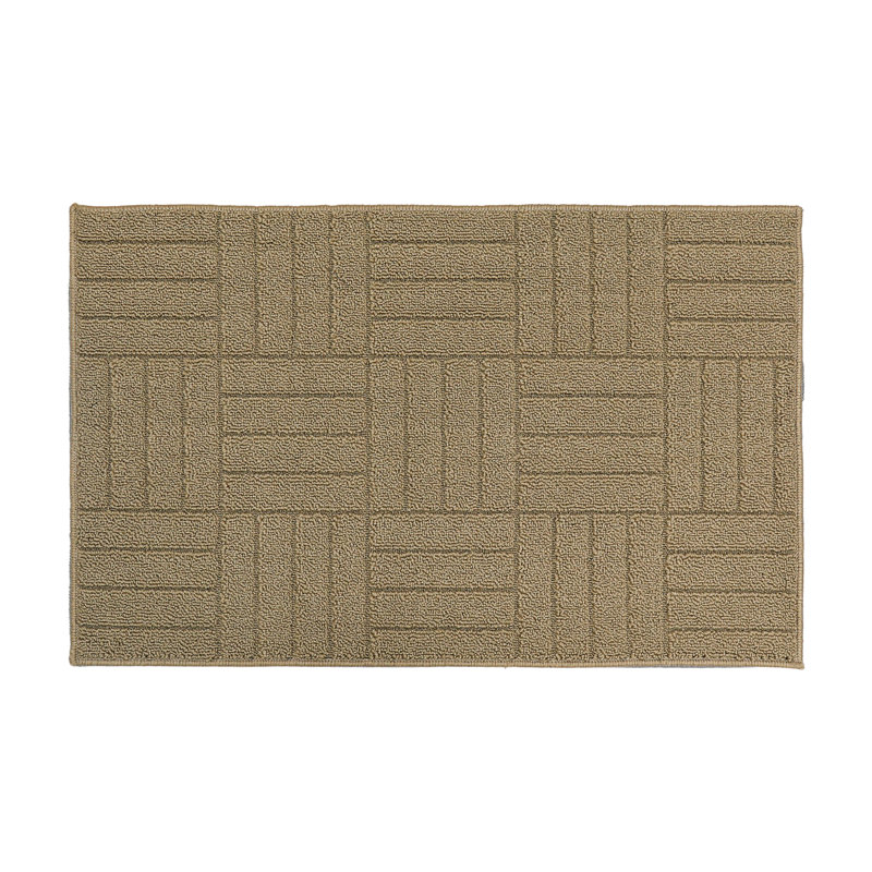 Tapis de porte en polypropylène antidérapant antitaches, Beige, l 32 po x L 48 po
