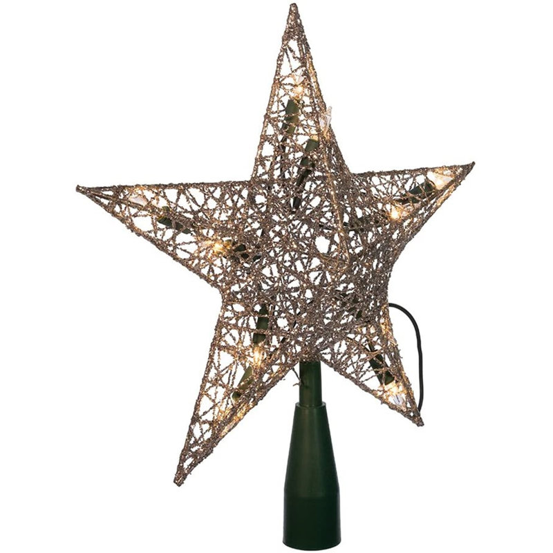 9.25'' Christmas Lighted Shatterproof Tree Topper