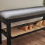 Tenaya Polyester Upholstered Storage Bench-1768883883