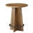 31 Inch Bar Table, Pub Table With Wood Top And Metal Frame - Rustic Brown Indoor Outdoor Cocktail Height Table For Bistro, Patio, Or Home Bar