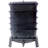 50L 5-Tray Worm Compost Bin, Black, with Accessories