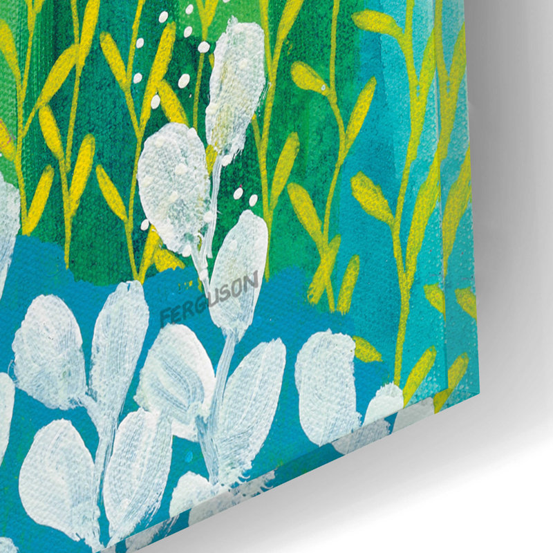 «Jewel Forest II» par Kathy Ferguson, H 12 po x l 12 po x P 0,13 po