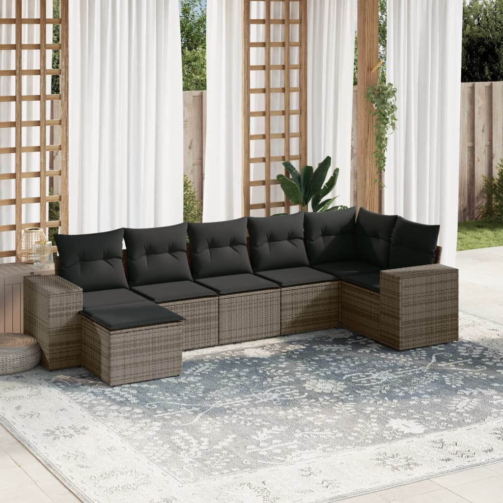 Gartensofa mit Kissen